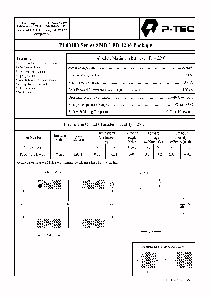 PL00100-YDW03_8197630.PDF Datasheet