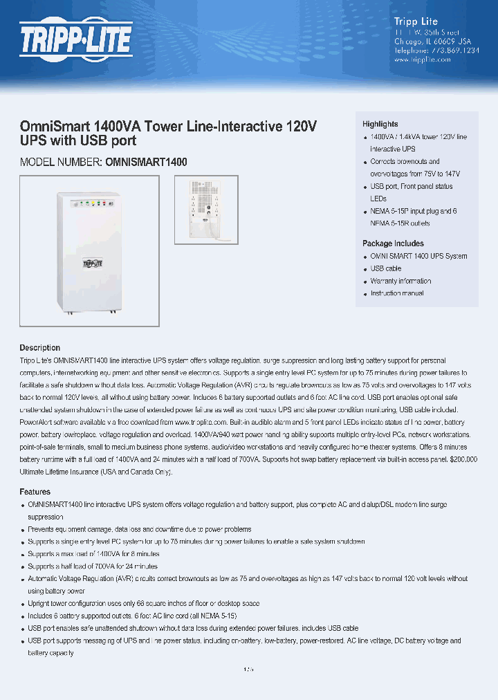 OMNISMART1400_8197812.PDF Datasheet