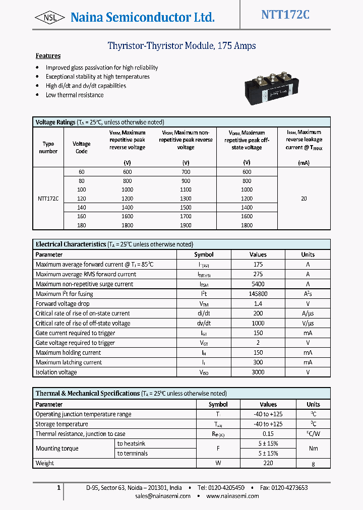 NTT172C_8200024.PDF Datasheet