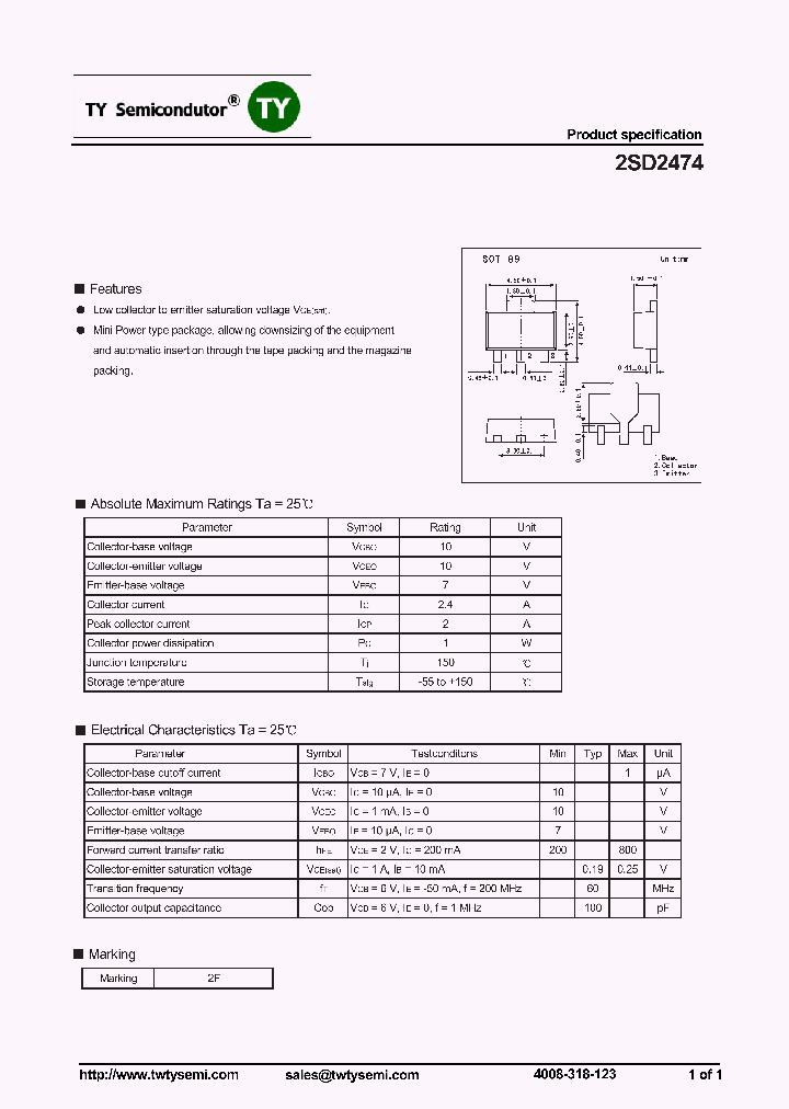 2SD2474_8200283.PDF Datasheet