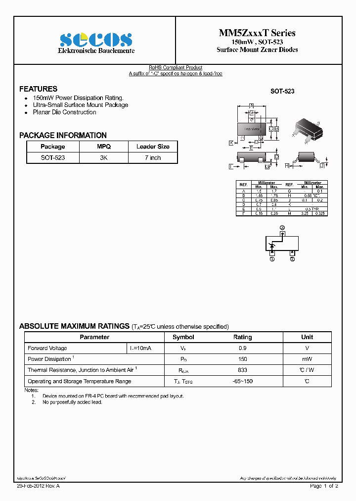 MM5Z6V2T_8200507.PDF Datasheet