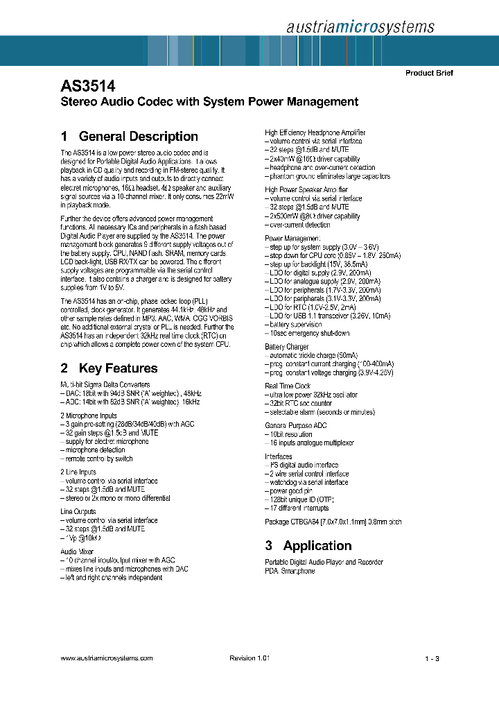 AS3514_8200888.PDF Datasheet
