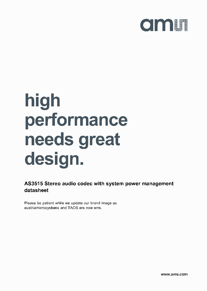 AS3515_8200889.PDF Datasheet