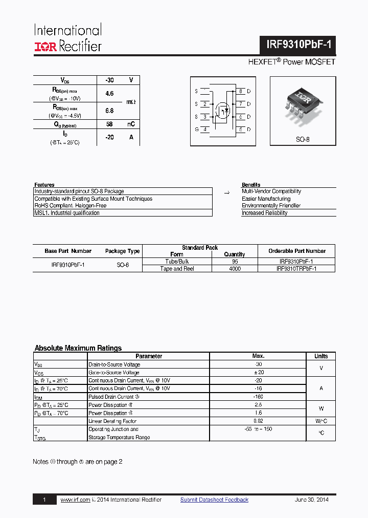 IRF9310PBF-1_8202151.PDF Datasheet