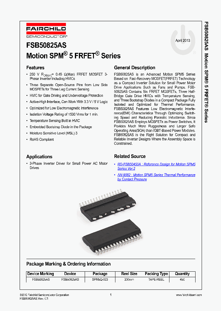 FSB50825AS_8202312.PDF Datasheet