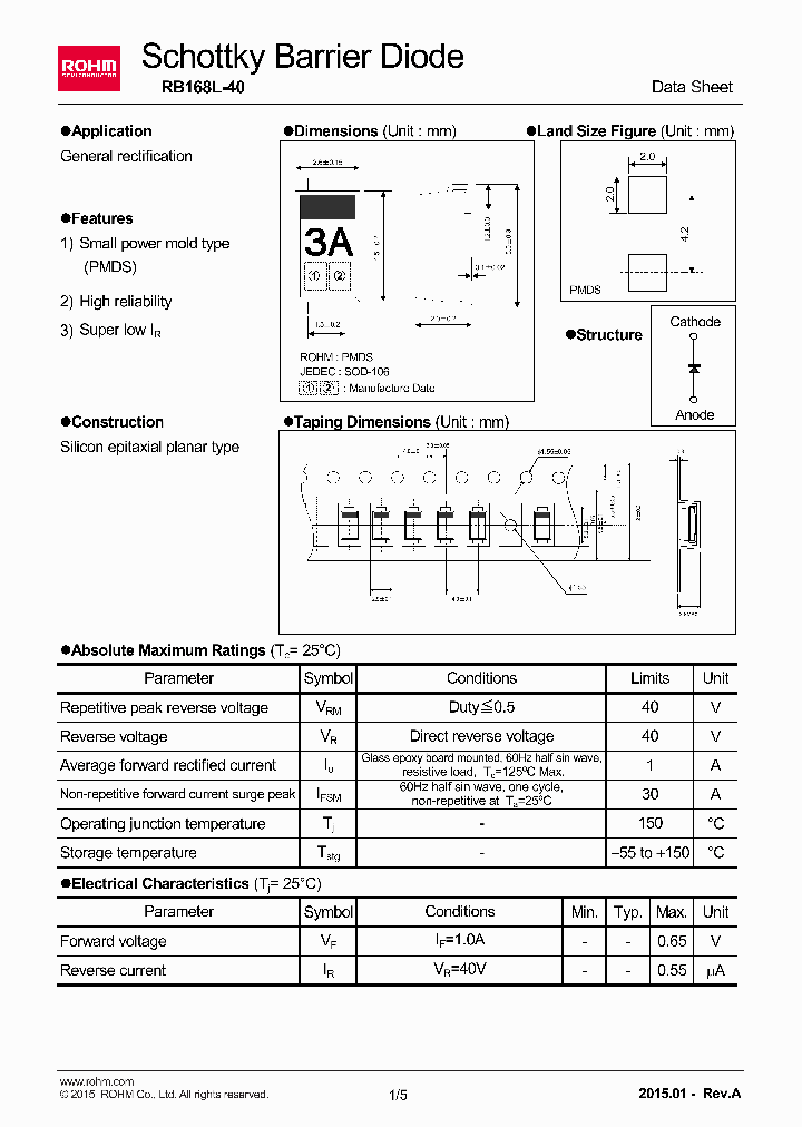 RB168L-40_8202355.PDF Datasheet