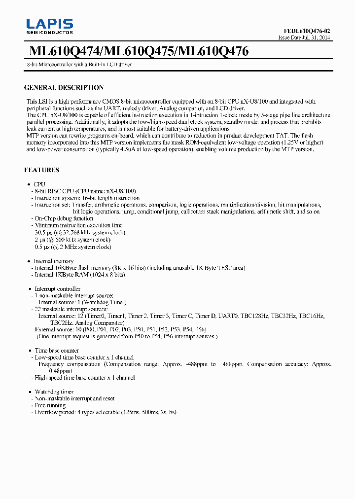 ML610Q475_8202508.PDF Datasheet