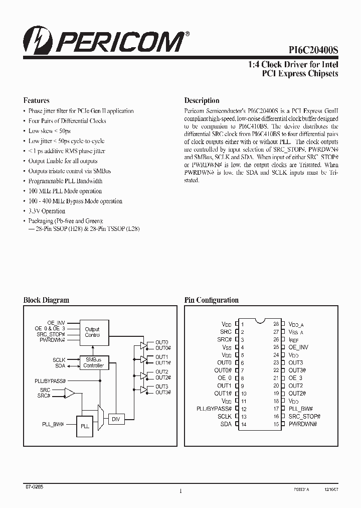 PI6C20400SH_8202620.PDF Datasheet