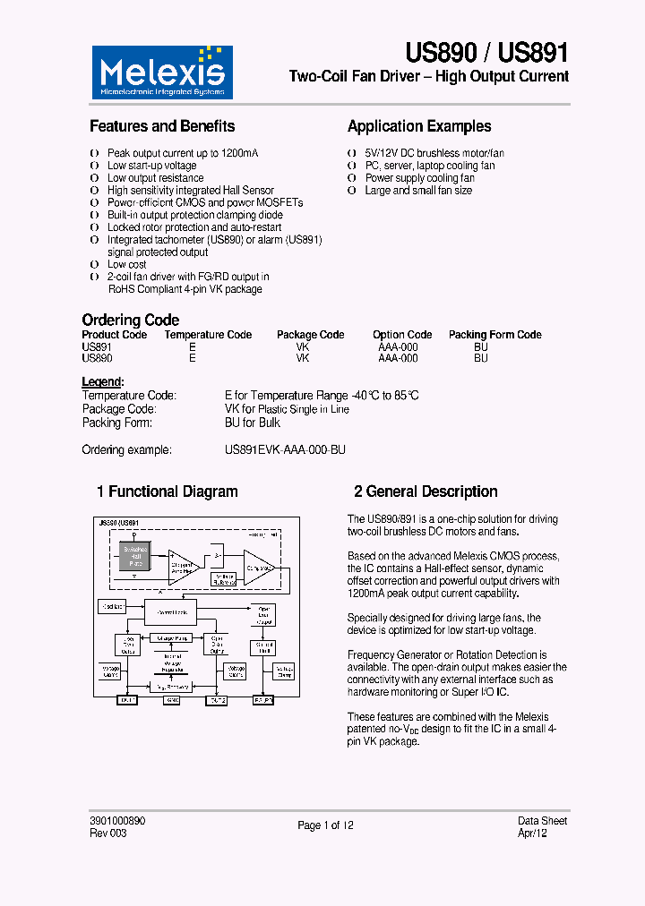 US891_8203452.PDF Datasheet