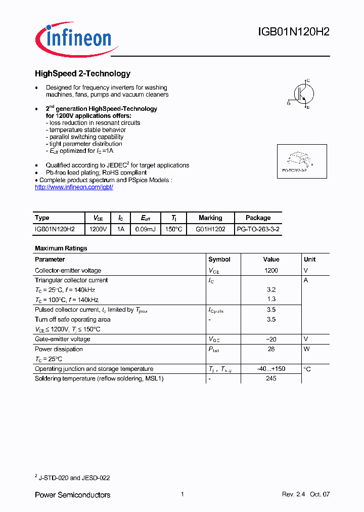 IGB01N120H2_8204502.PDF Datasheet