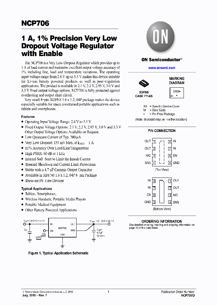 NCP706MX300TAG_8204946.PDF Datasheet