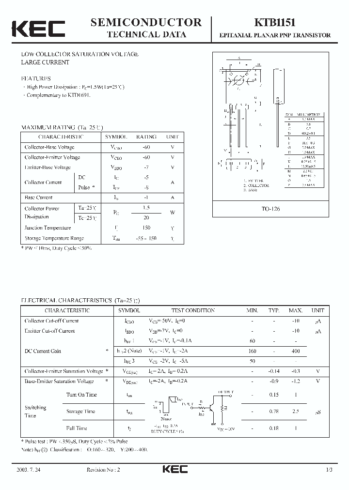 KTB1151-15_8205097.PDF Datasheet