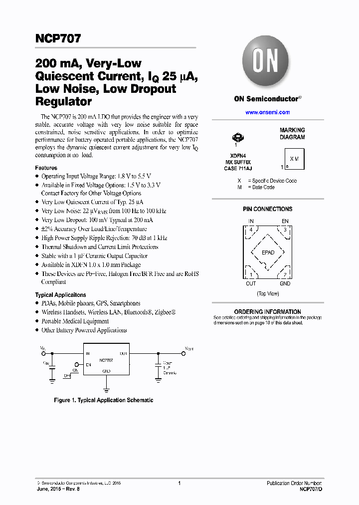 NCP707BMX300TCG_8204958.PDF Datasheet