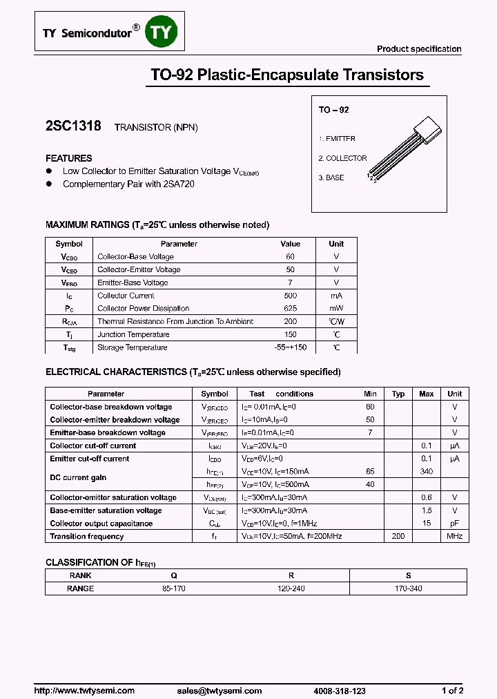 2SC1318_8205621.PDF Datasheet