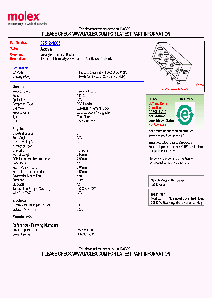 39512-1003_8205688.PDF Datasheet