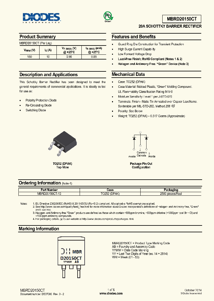 MBRD20150CT-15_8206029.PDF Datasheet