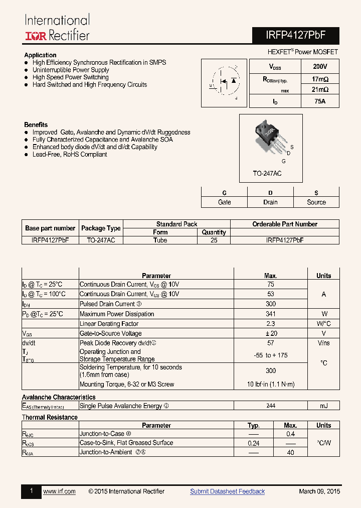 IRFP4127PBF-15_8206961.PDF Datasheet