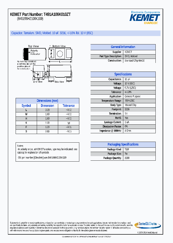 T491A106K010ZT_8207073.PDF Datasheet