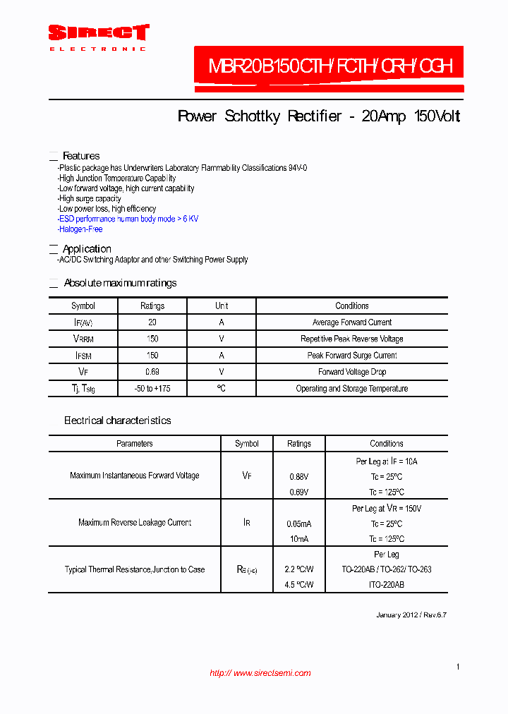 MBR20B150CGH_8207502.PDF Datasheet