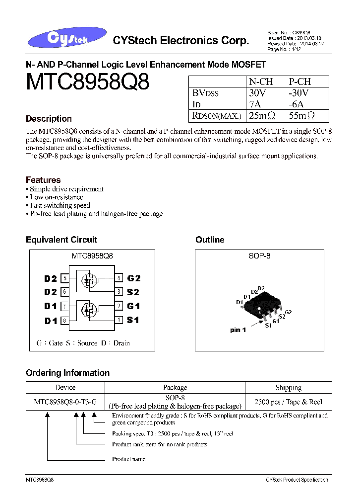 MTC8958Q8_8208183.PDF Datasheet
