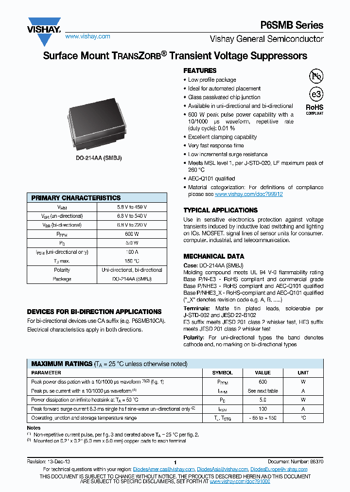 P6SMB56A_8209237.PDF Datasheet