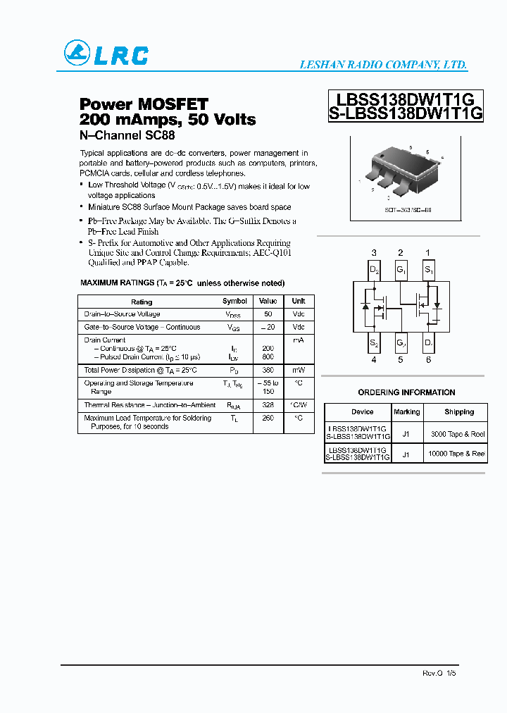 LBSS138DW1T1G-15_8209052.PDF Datasheet