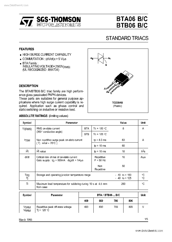 BTB06C_7831593.PDF Datasheet