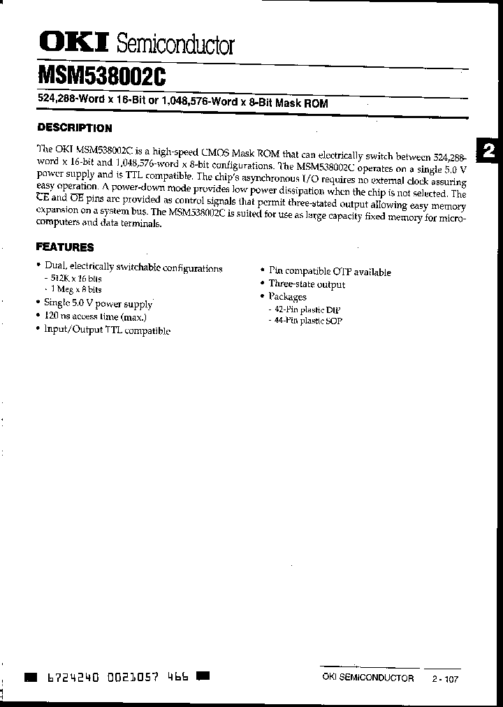 MSM538002C_7831009.PDF Datasheet