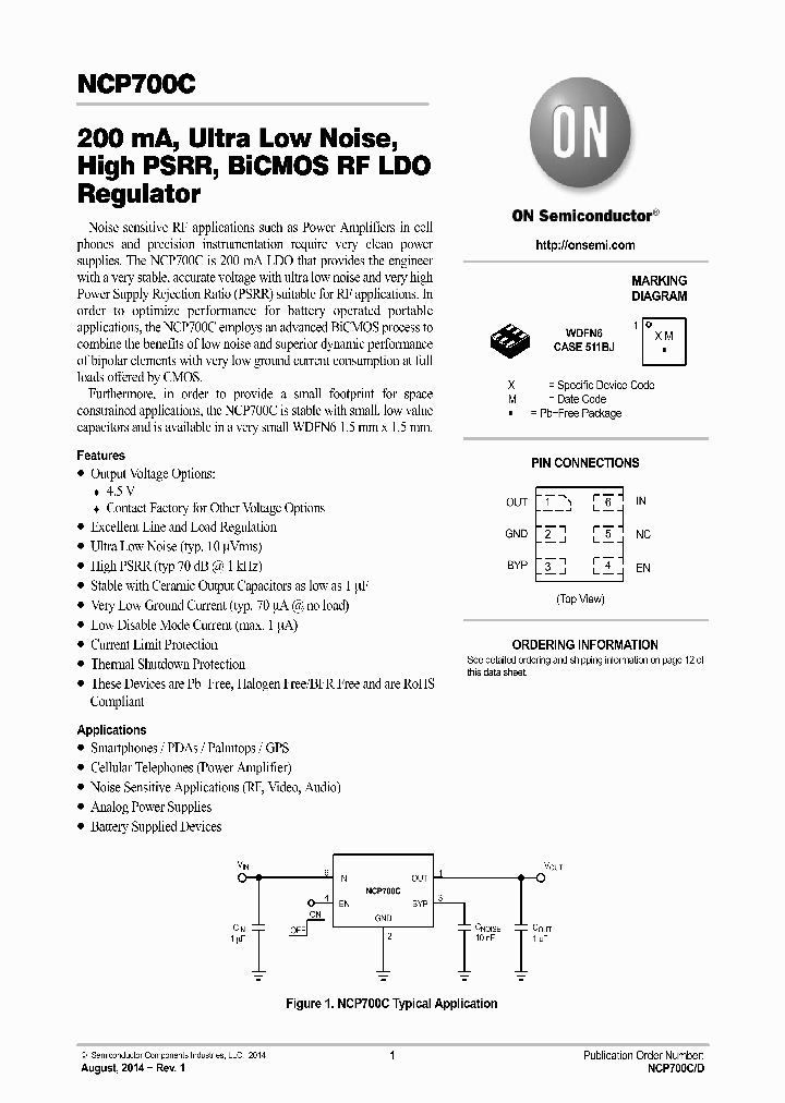 NCP700CMT45TBG_8211408.PDF Datasheet