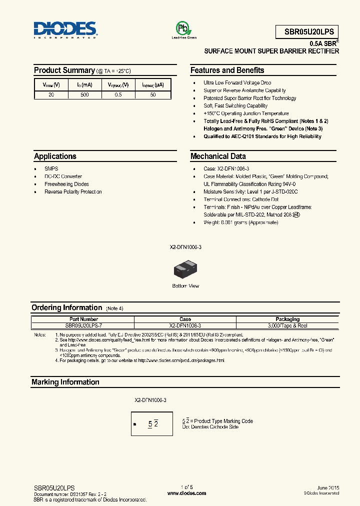 SBR05U20LPS-15_8211429.PDF Datasheet