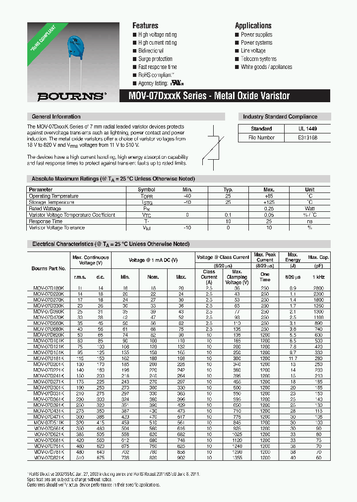 MOV-07D751K_8211194.PDF Datasheet