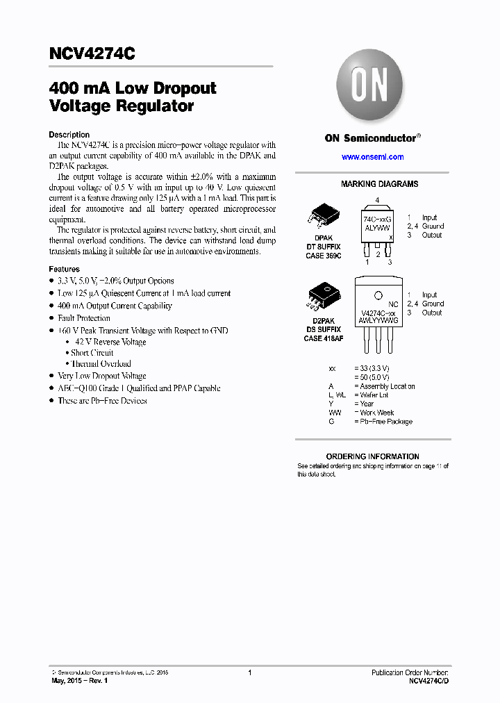 NCV4274C_8212686.PDF Datasheet