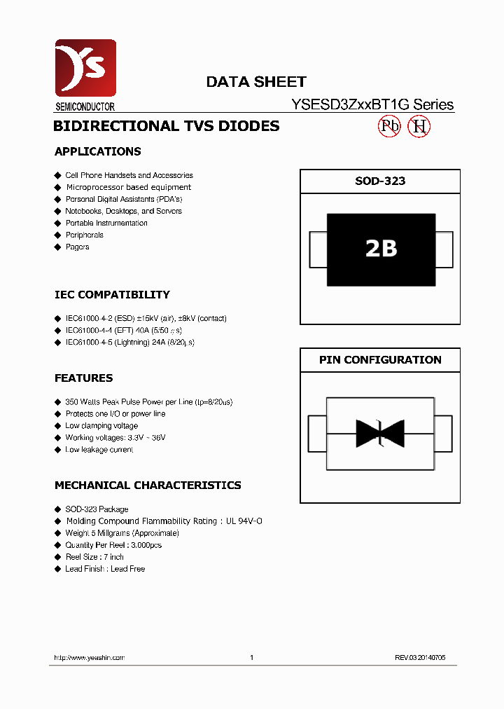 YSESD3ZXXBT1G_8212982.PDF Datasheet