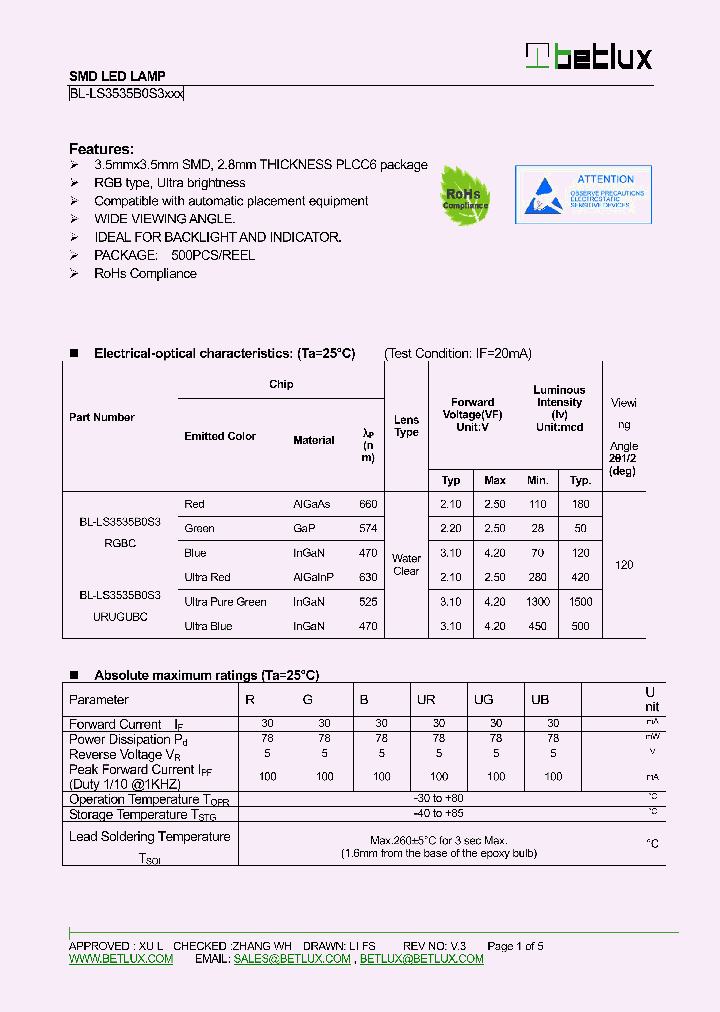 BL-LS3535B0S3URUGUBC_8213750.PDF Datasheet