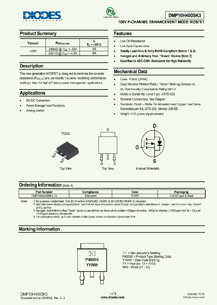 DMP10H400SK3-15_8213800.PDF Datasheet