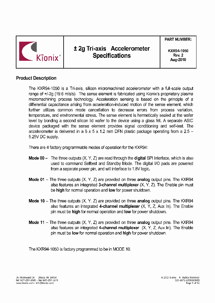KXR94-1050_8213937.PDF Datasheet