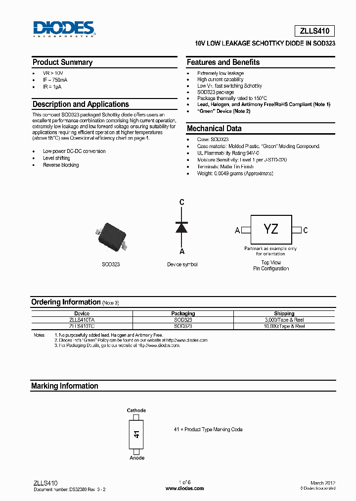 ZLLS410TC_8214121.PDF Datasheet