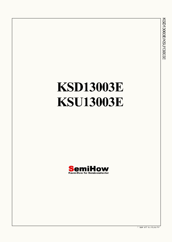 KSU13003E_8214707.PDF Datasheet