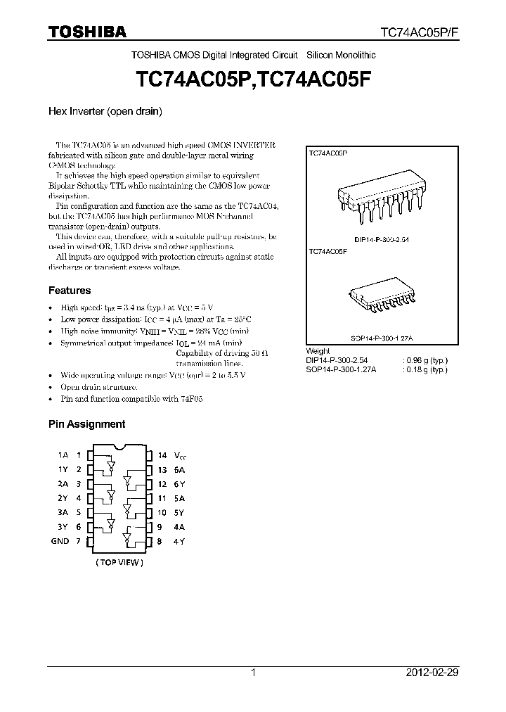 TC74AC05F-12_8215204.PDF Datasheet
