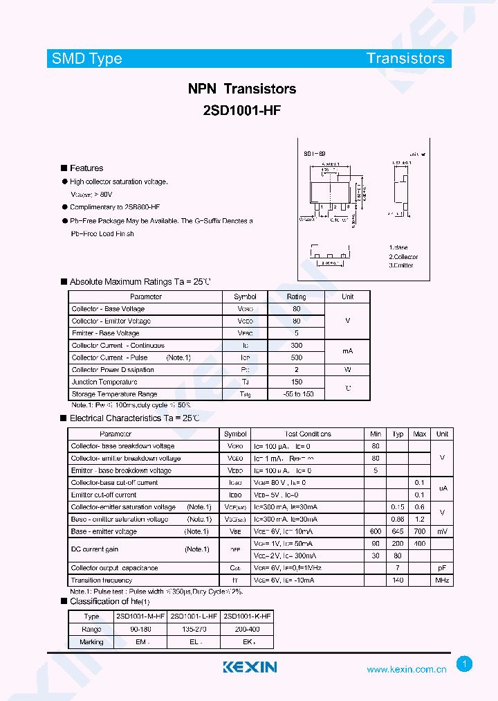 2SD1001-K-HF_8215834.PDF Datasheet