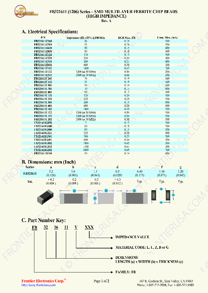FB321611G800_8216003.PDF Datasheet