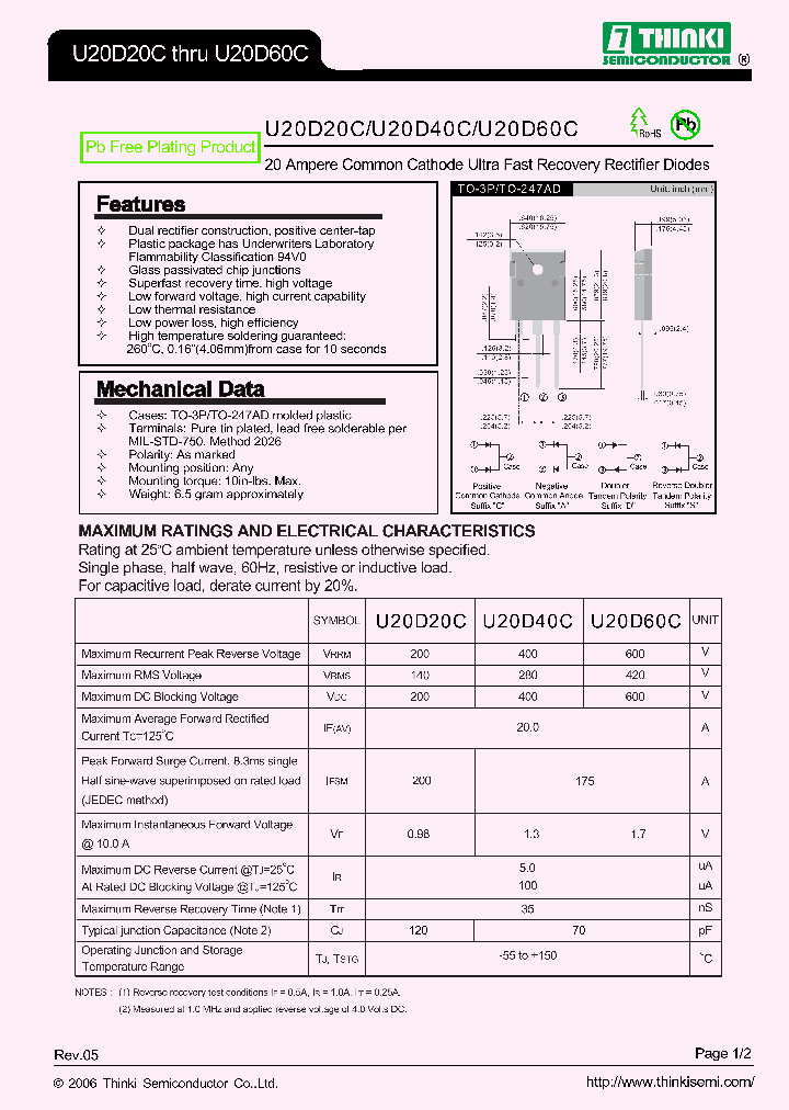 U20D60C_8216228.PDF Datasheet