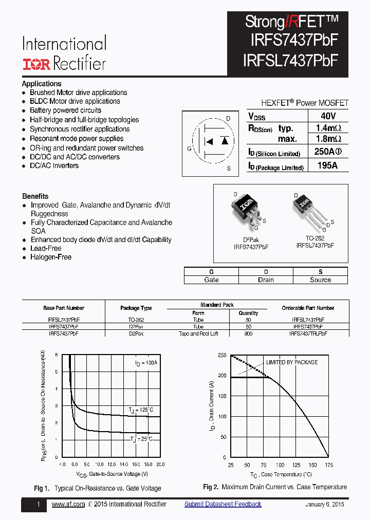 IRFS7437PBF-15_8216201.PDF Datasheet