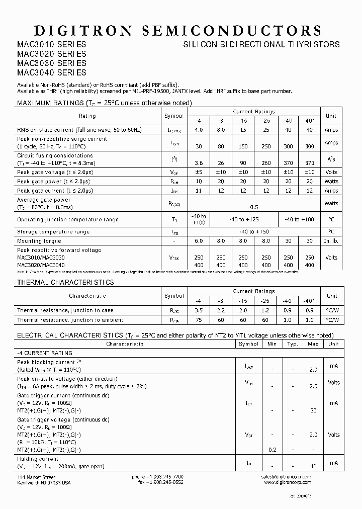 MAC3020_8216624.PDF Datasheet
