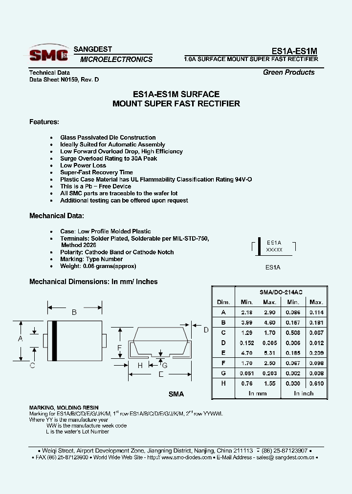 ES1M_8216834.PDF Datasheet
