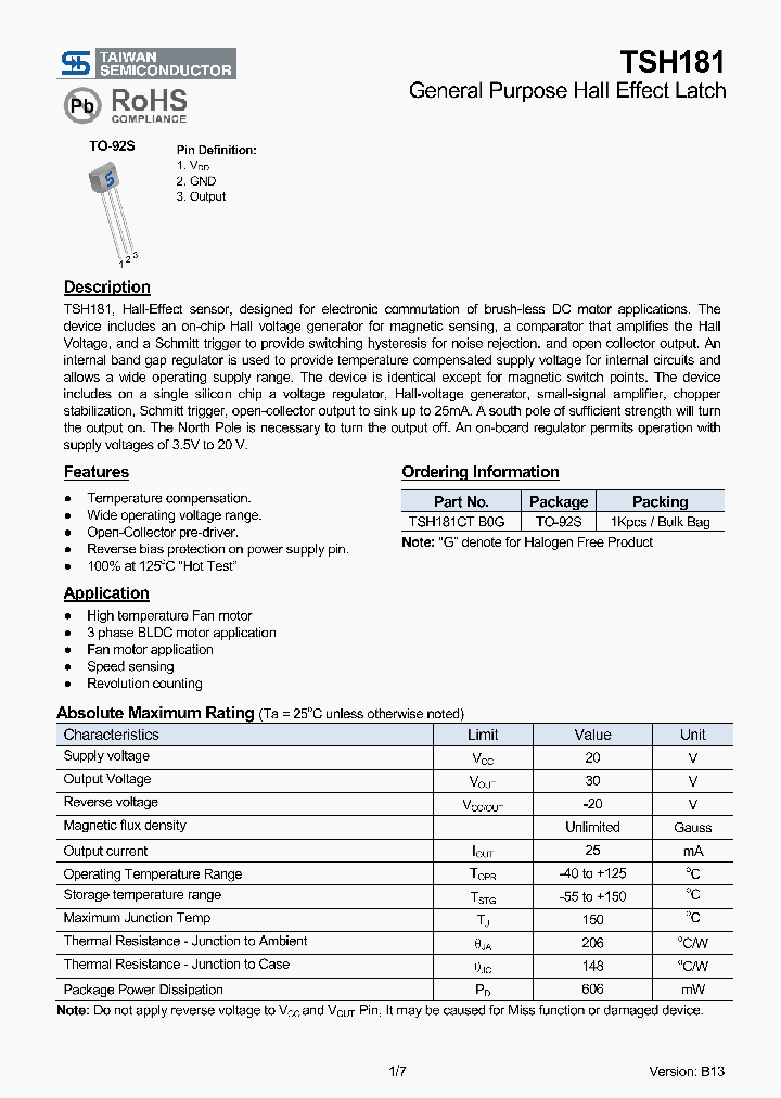 TSH181_8216877.PDF Datasheet