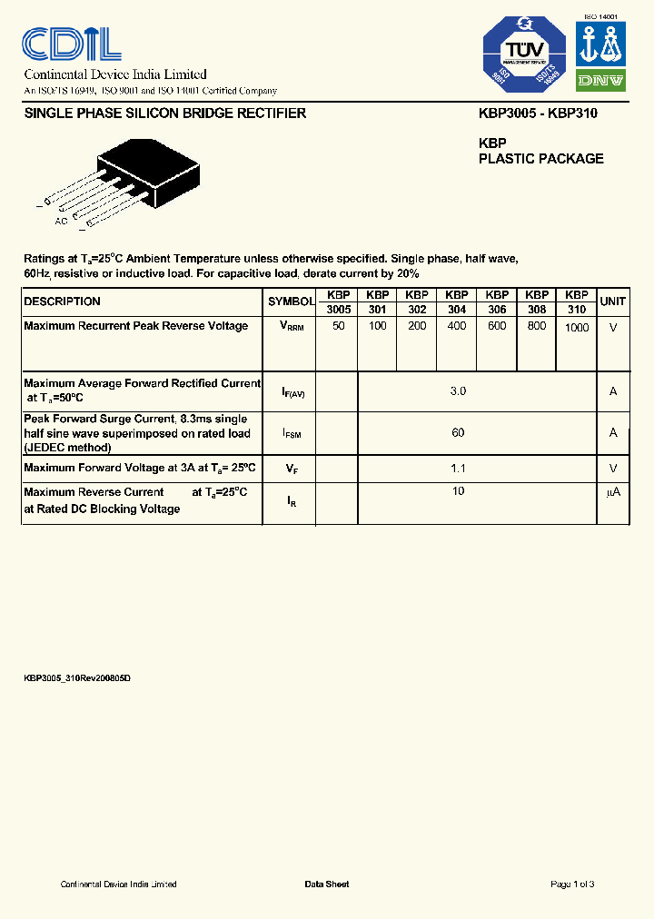 KBP3005_8217585.PDF Datasheet