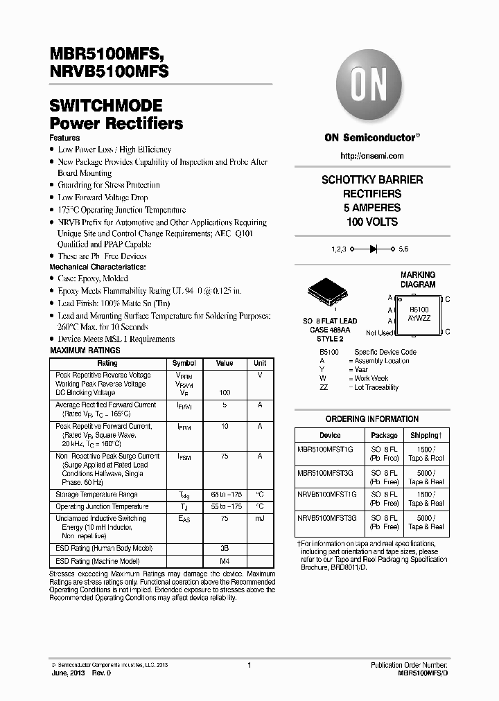 MBR5100MFS_8217743.PDF Datasheet
