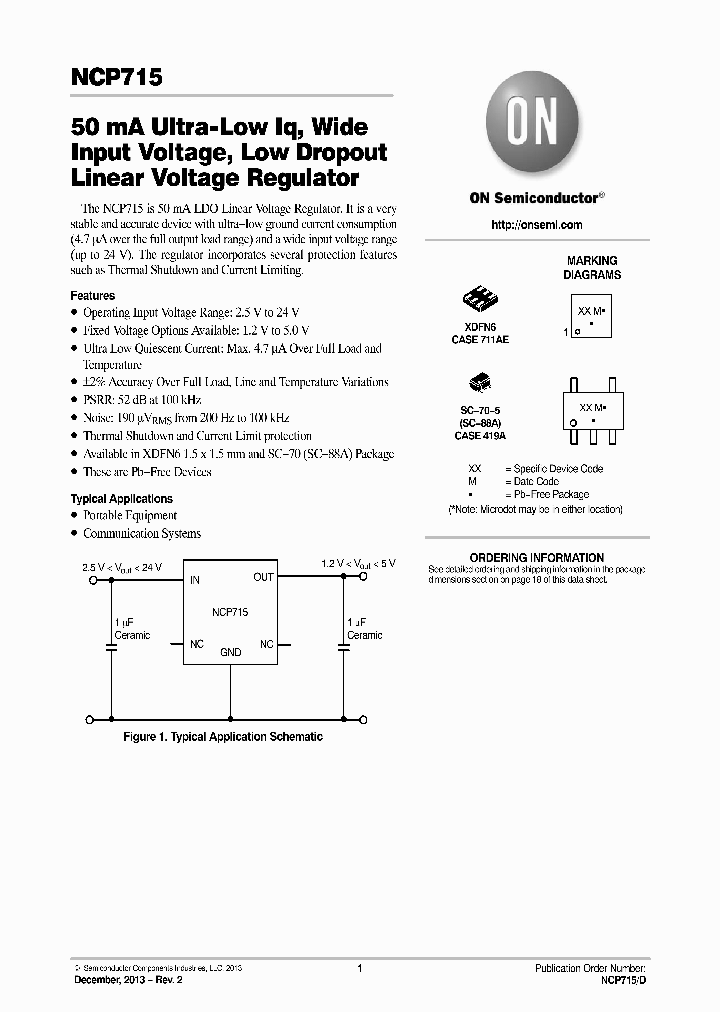 NCP715MX50TBG_8218094.PDF Datasheet
