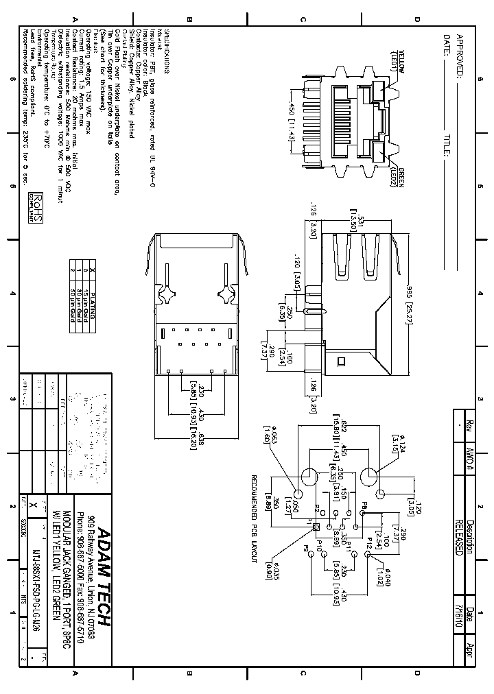 MTJ-88SX1-FSD-PG-LG-M26_8218328.PDF Datasheet